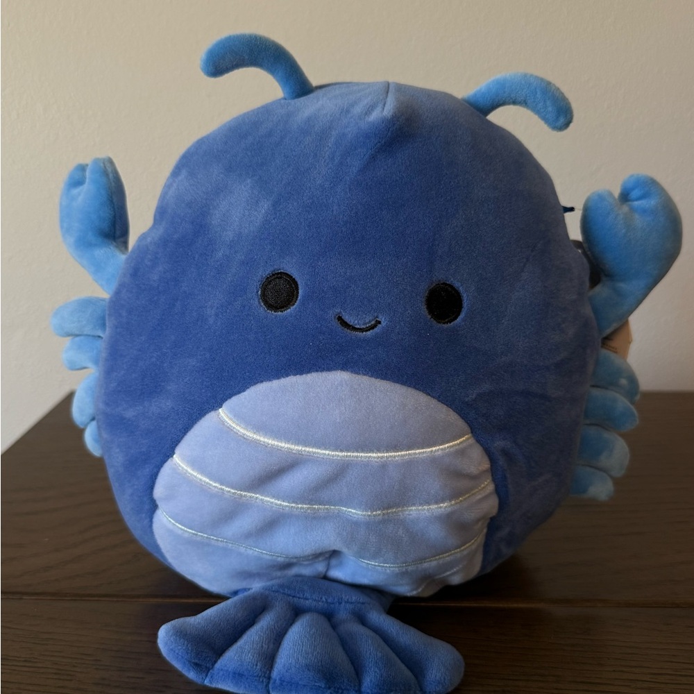 Squishmallows - Lobert - Blue Plush Crab Stuffed Animal